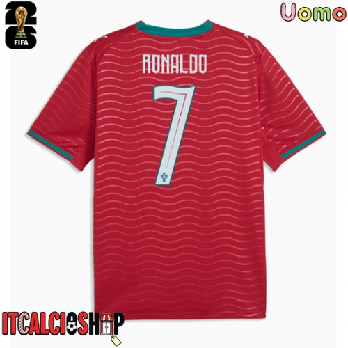 Portogallo Cristiano Ronaldo #7 Prima Maglia Mondiali 2026 Manica Corta